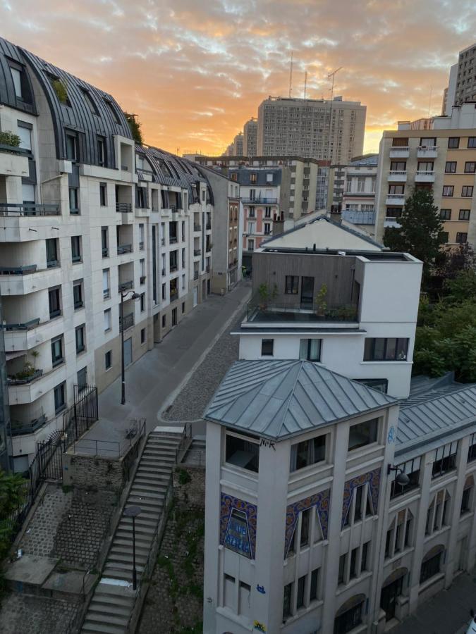 Appartement Buttes Chaumont Paris Luaran gambar
